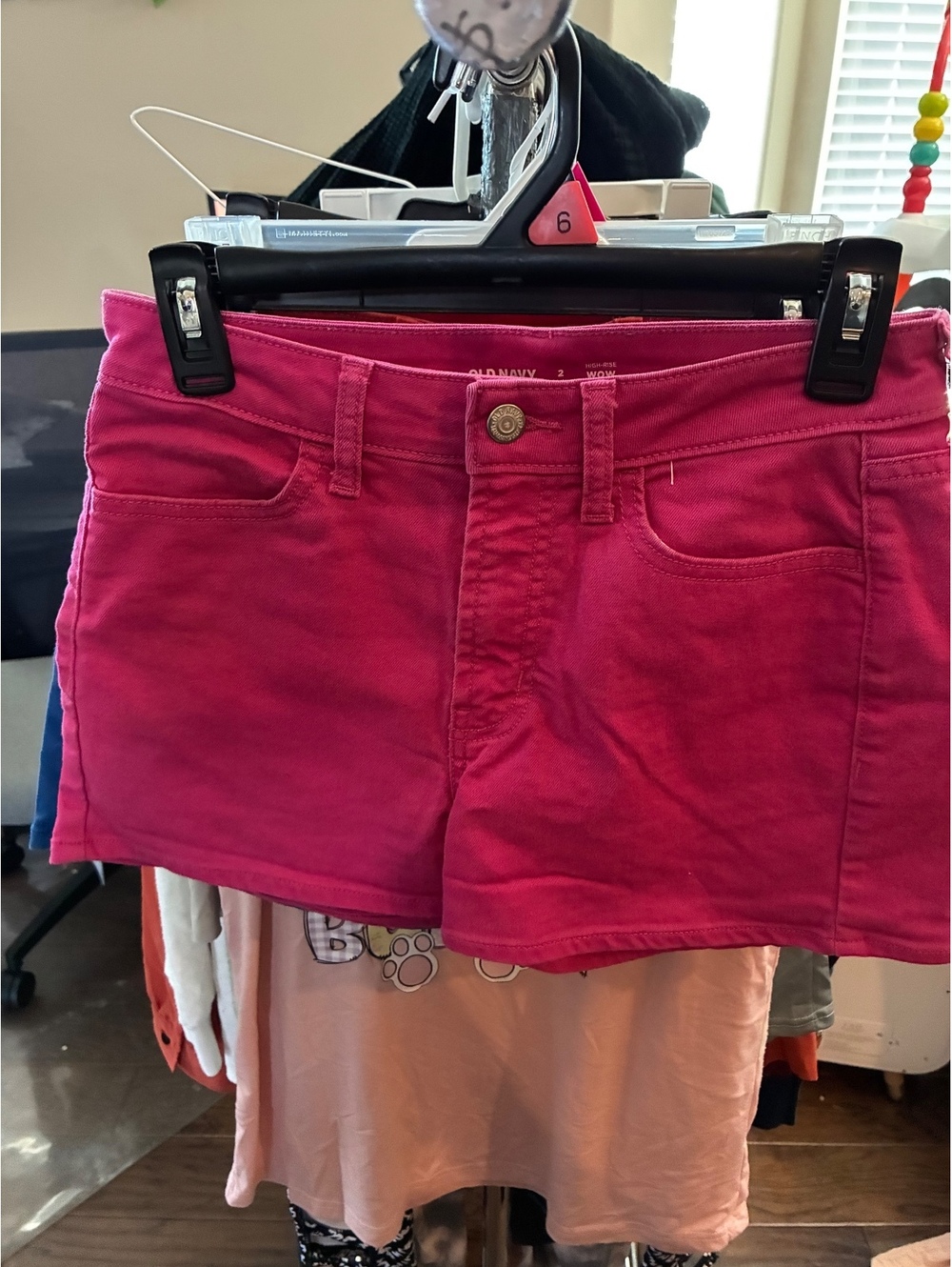 Old Navy Wow pink shorts
